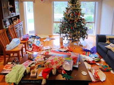 After the Christmas morning fun